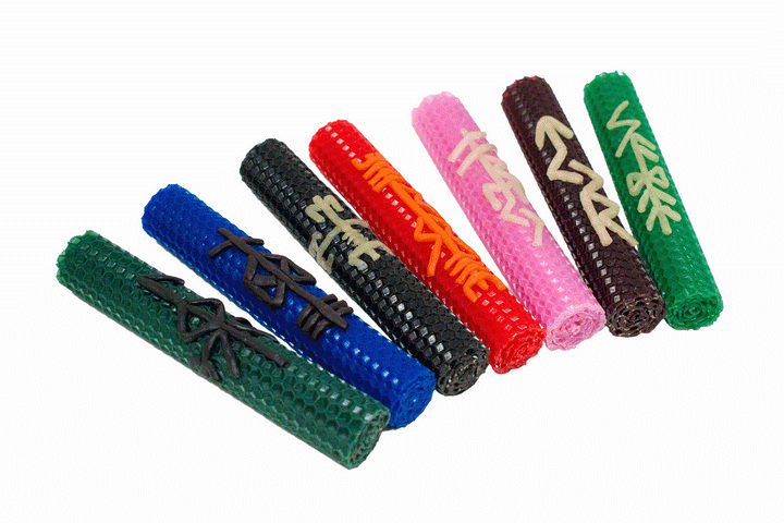 Bindrune candle for the norse gods - beeswax