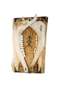 home protection double elk jawbone hanger