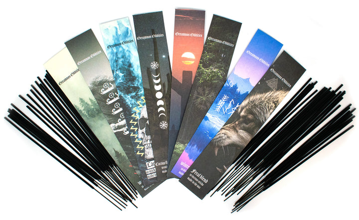 Black Ritual Incense – 10 Pack | Protection, Banishing & Cleansing for Norse Ritual Work