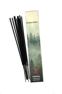 Black ritual stick incense