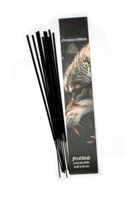 Black ritual stick incense