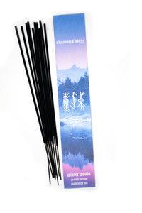 Black ritual stick incense