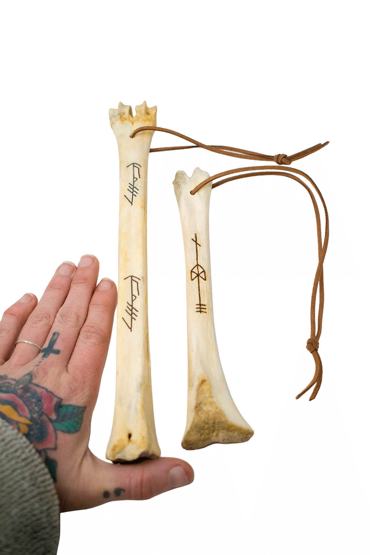 Ritual Leg Bone Talisman
