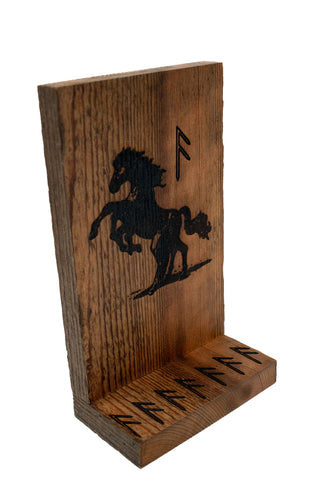 Image of Sleipnir & ansuz runes altar