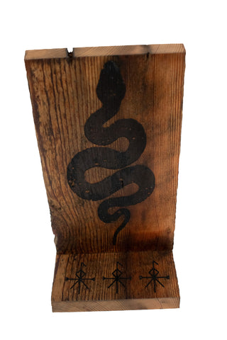 Image of Serpent & Loki bindrune altar