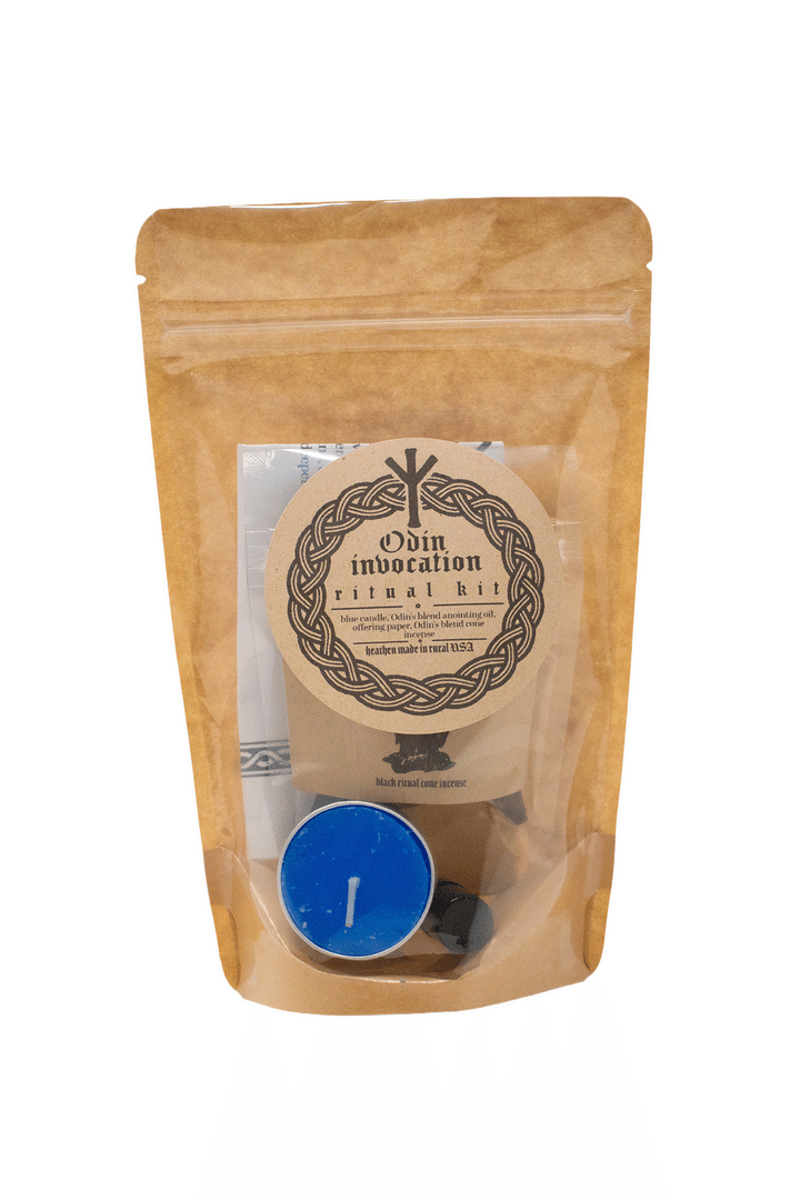Odin Invocation ritual kit with how-to ritual guide