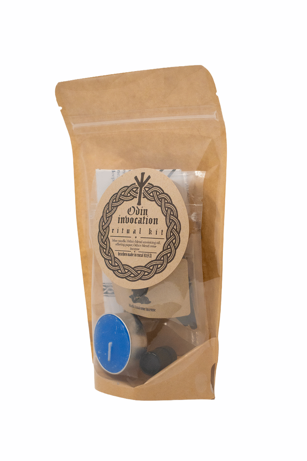 Odin Invocation ritual kit with how-to ritual guide