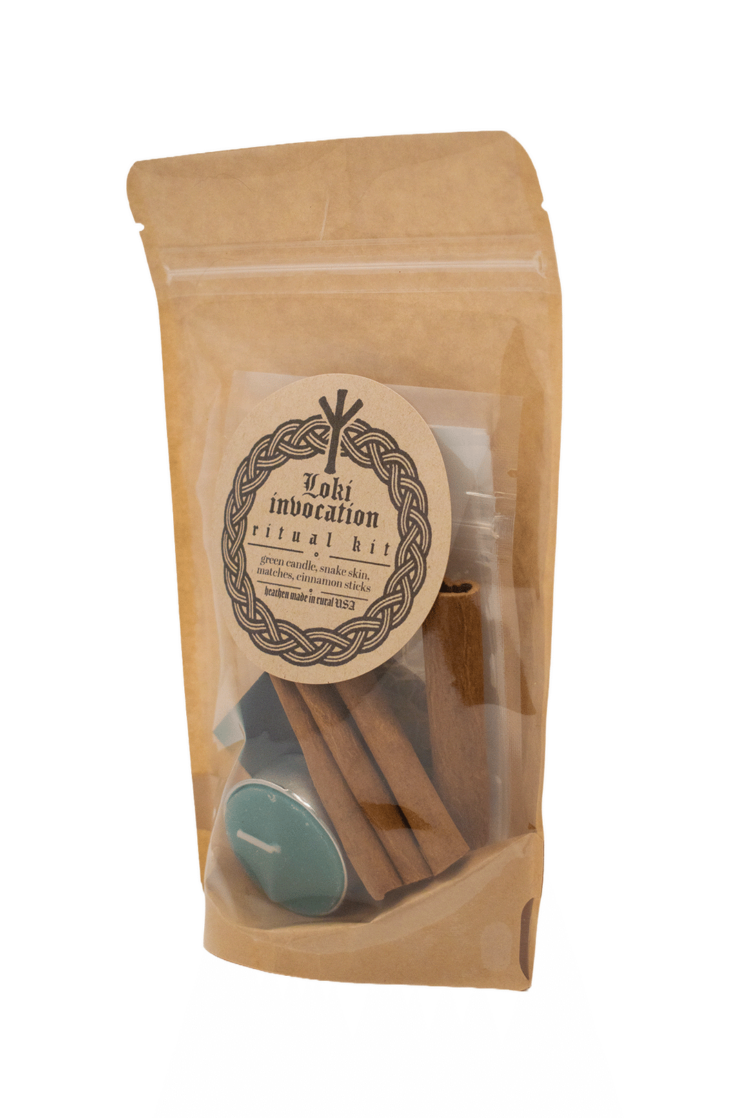 Loki Invocation ritual kit with how-to ritual guide