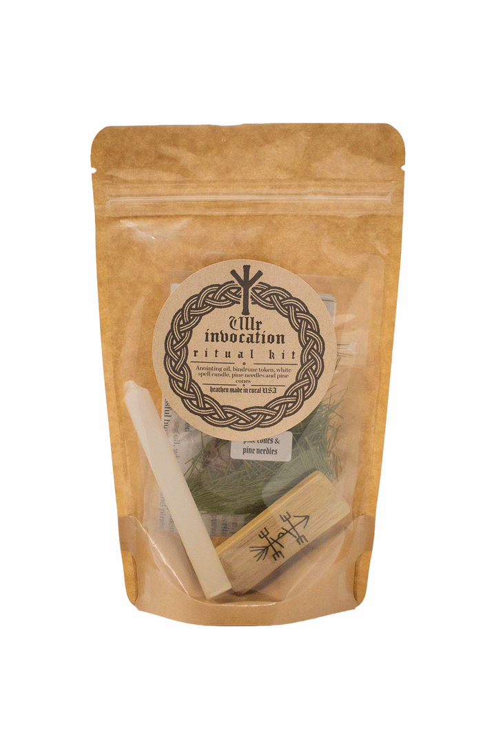 Ullr Invocation ritual kit with how-to ritual guide