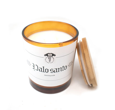 Palo Santo cleansing candle