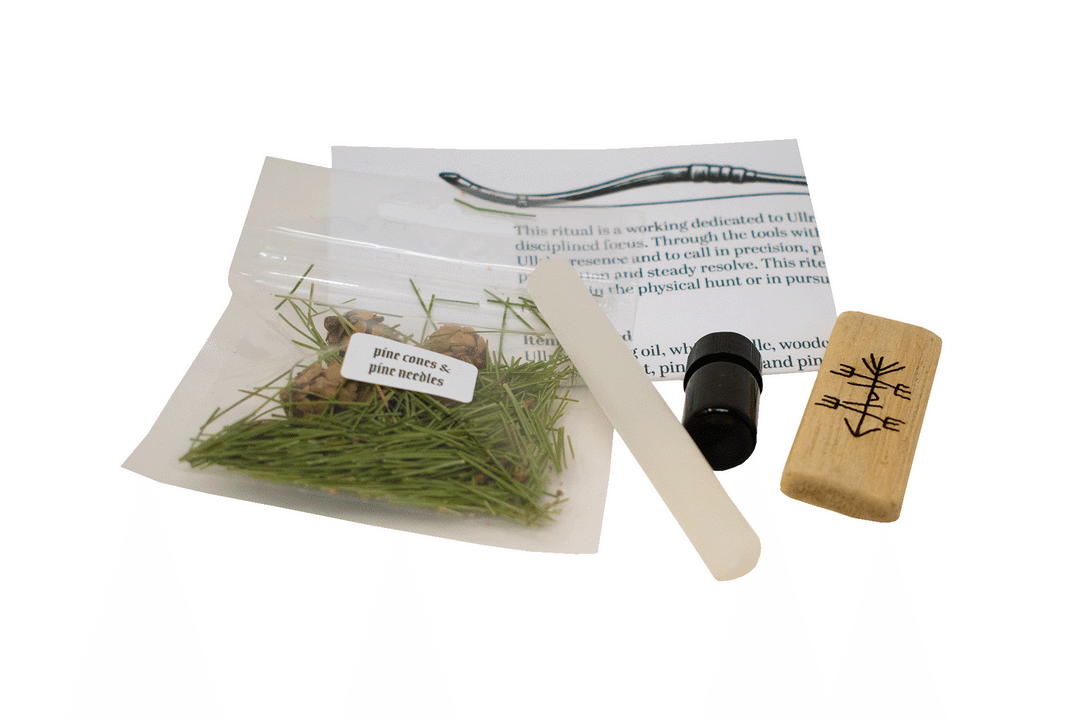 Ullr Invocation ritual kit with how-to ritual guide