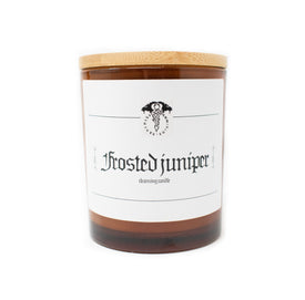 frosted juniper cleansing candle