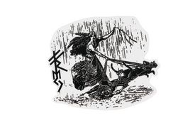 goddess Freya die cut sticker