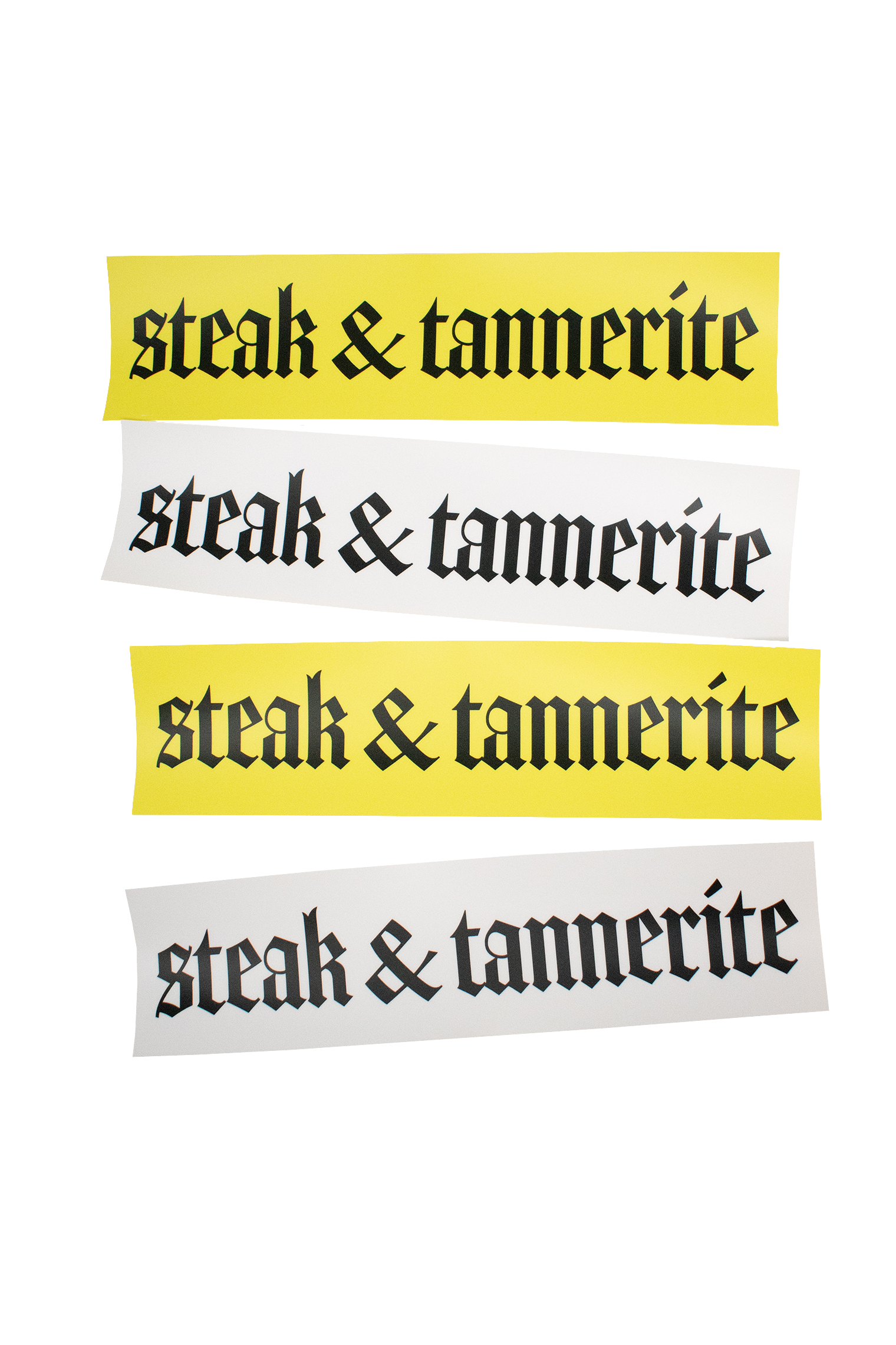 Steak & Tannerite Bumper Sticker – Weatherproof Vinyl