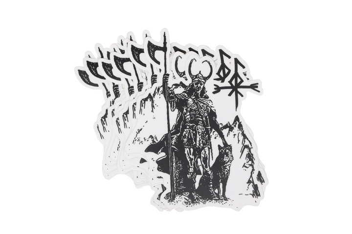 Loki die cut sticker
