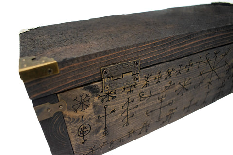 Image of Icelandic magical staves ritual tool box