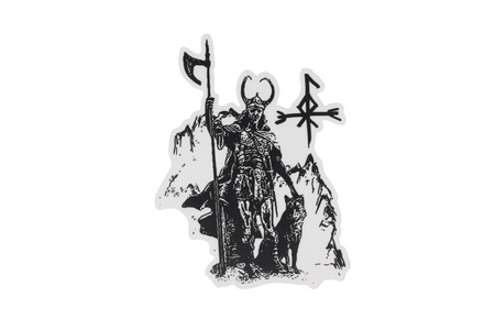 Loki die cut sticker