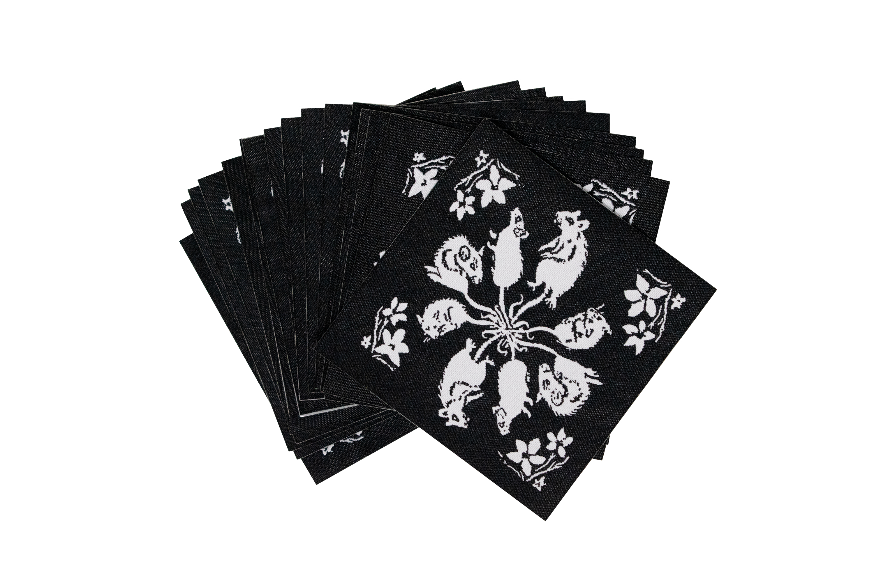 rat king sew/iron on patch