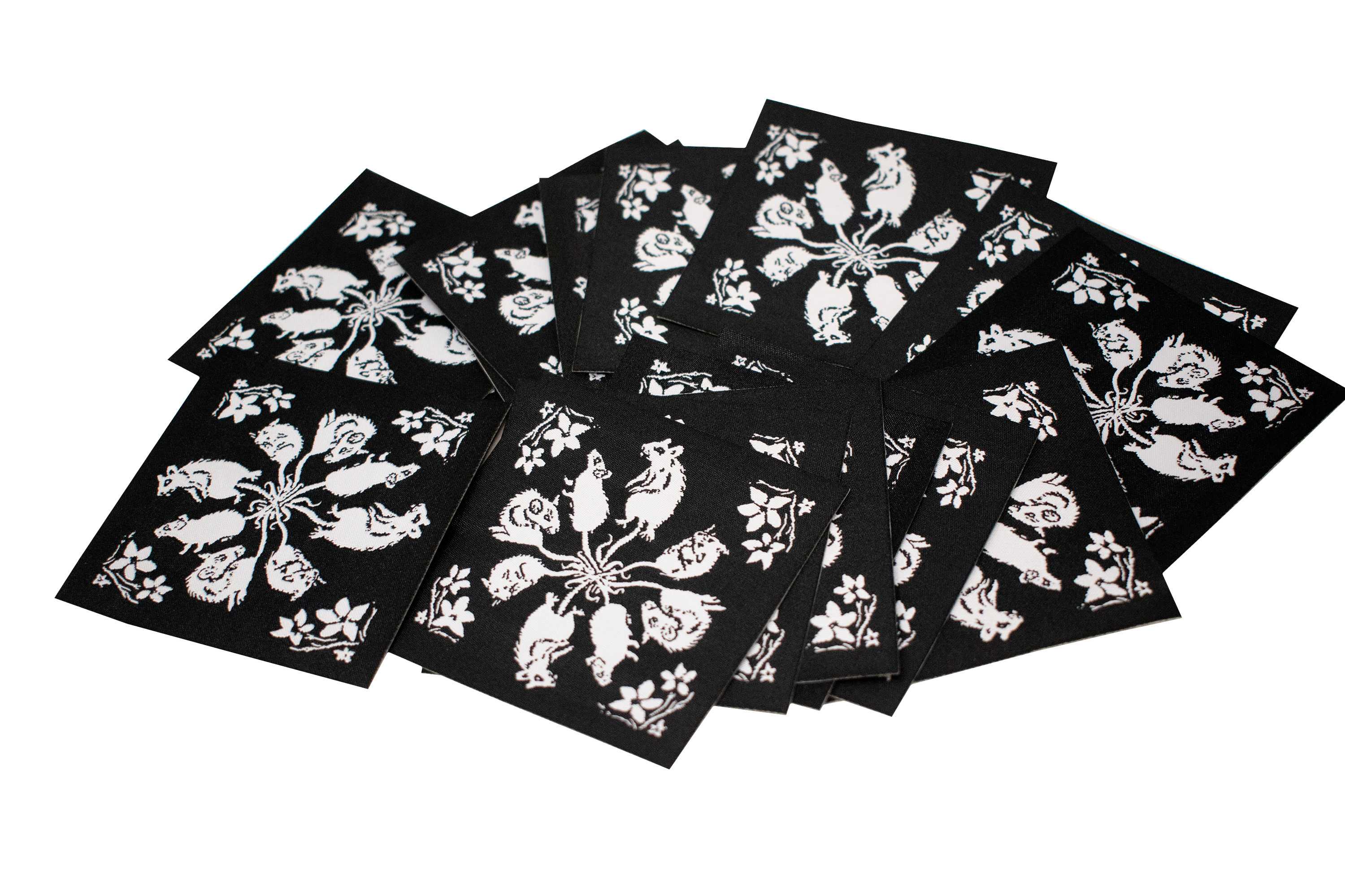 rat king sew/iron on patch