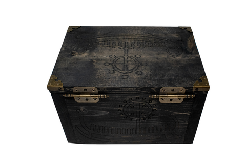 Image of viking ship petroglyph ritual tool box