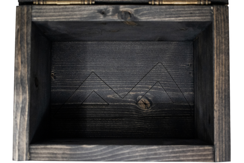 Image of viking ship petroglyph ritual tool box