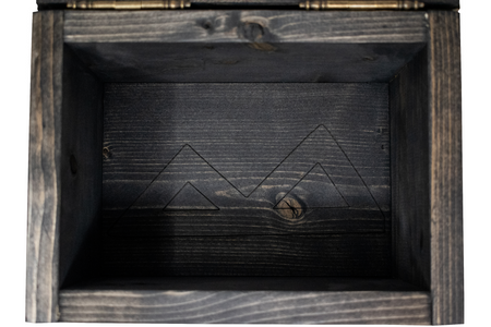viking ship petroglyph ritual tool box