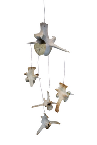 elk vertebra wind chime
