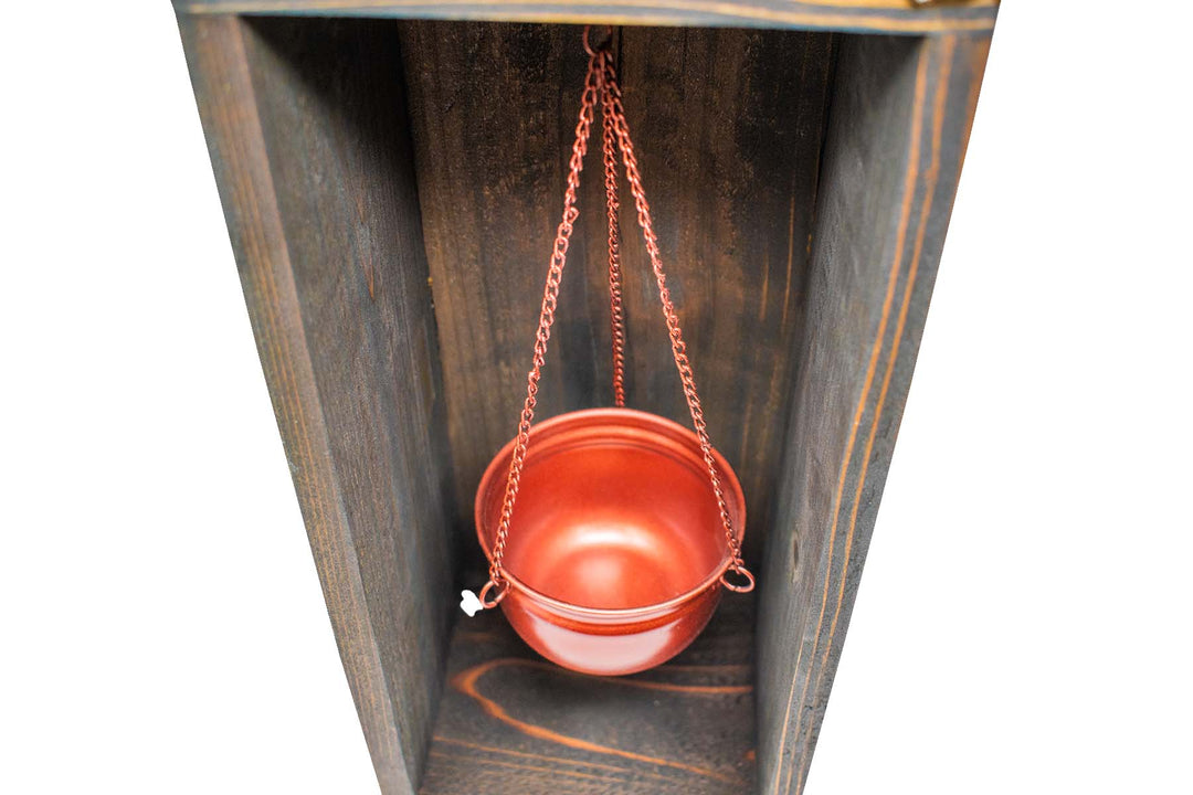 Odin bindrune loose incense burner altar