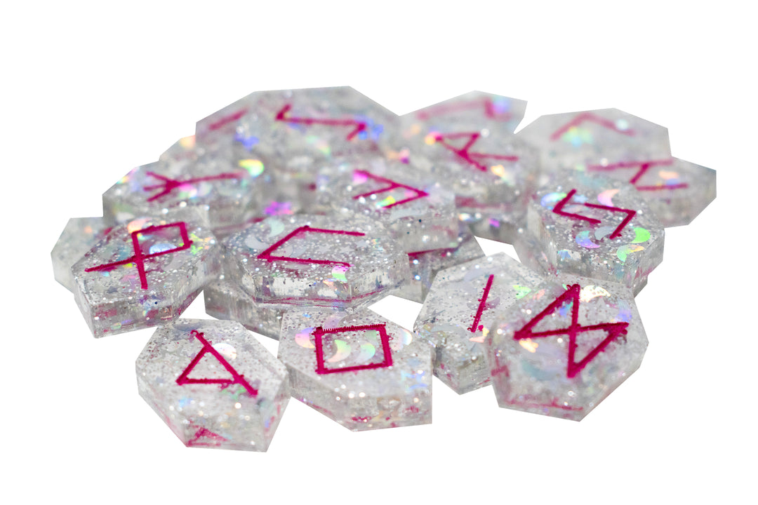 unicorn sparkle slay elder futhark rune set