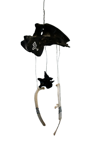 Image of Othala rune elk bone windchime