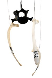Othala rune elk bone windchime