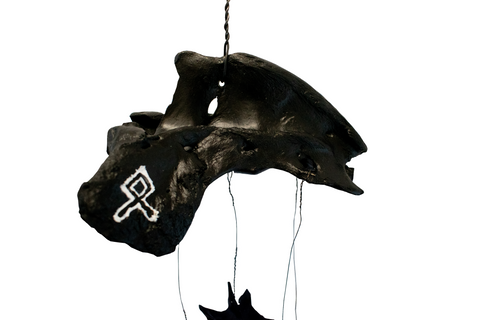 Image of Othala rune elk bone windchime