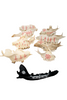 painted bone talismans