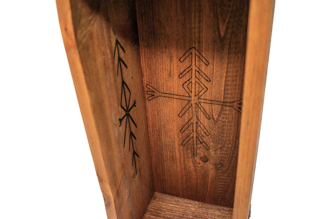 Home protection bindrune loose incense burner altar