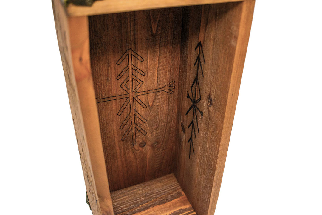 Home protection bindrune loose incense burner altar