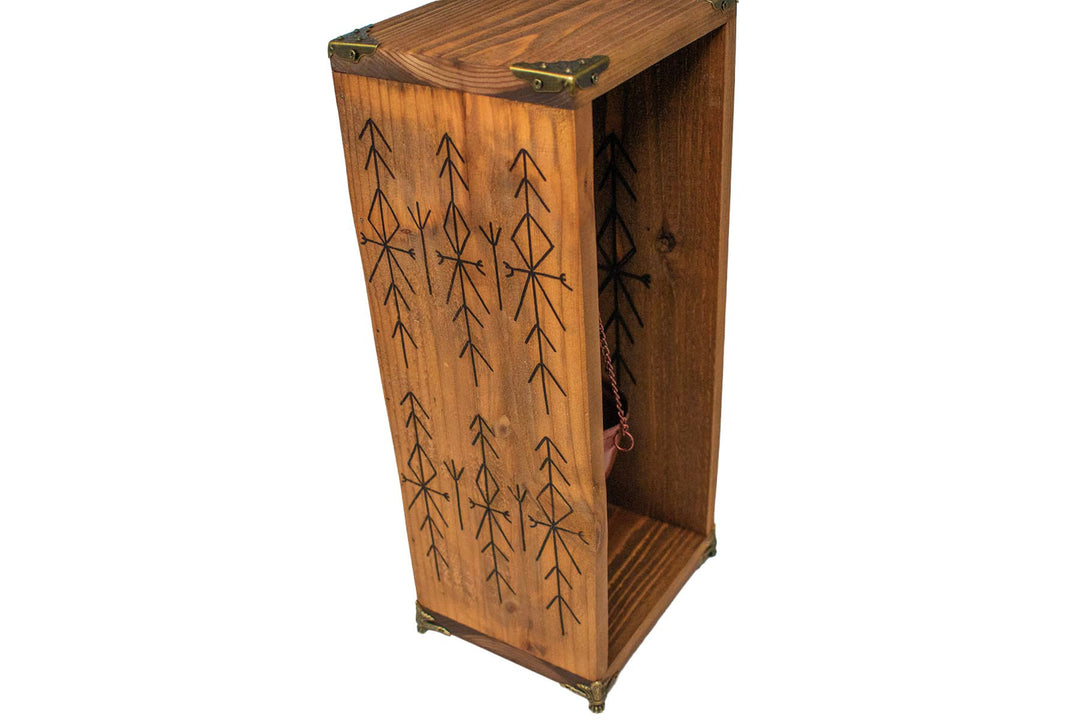 Home protection bindrune loose incense burner altar