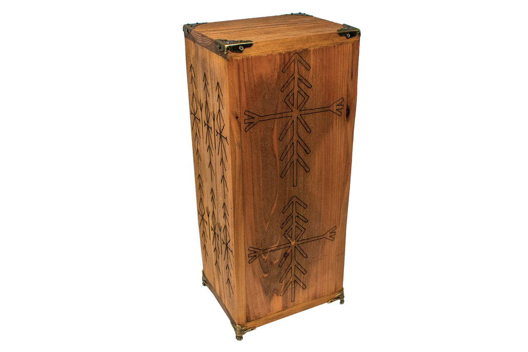 Home protection bindrune loose incense burner altar