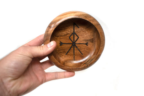 Image of LOKI bindrune offering bowl