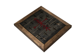 framed home protection bindrune wall hanger