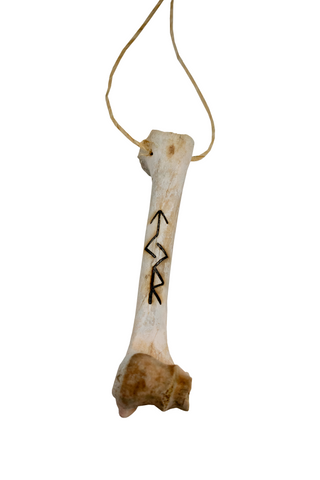 Image of leg bone talismans for the norse gods
