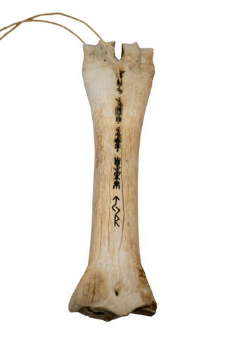 Image of leg bone talismans for the norse gods