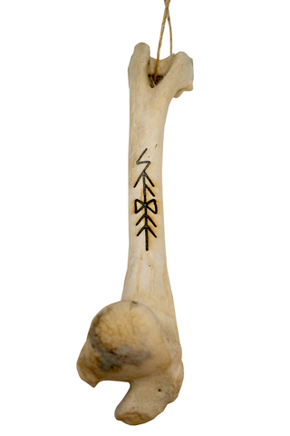 Image of leg bone talismans for the norse gods
