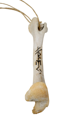 Image of leg bone talismans for the norse gods