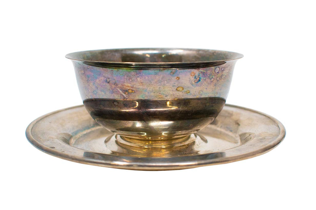 antique incense dish and offering bowl