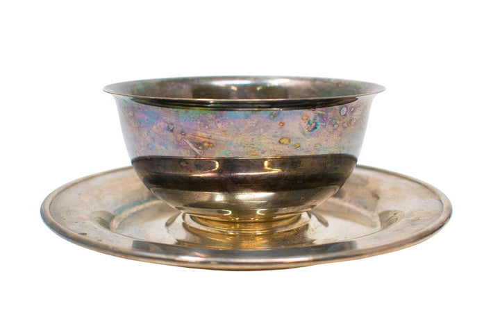 antique incense dish and offering bowl
