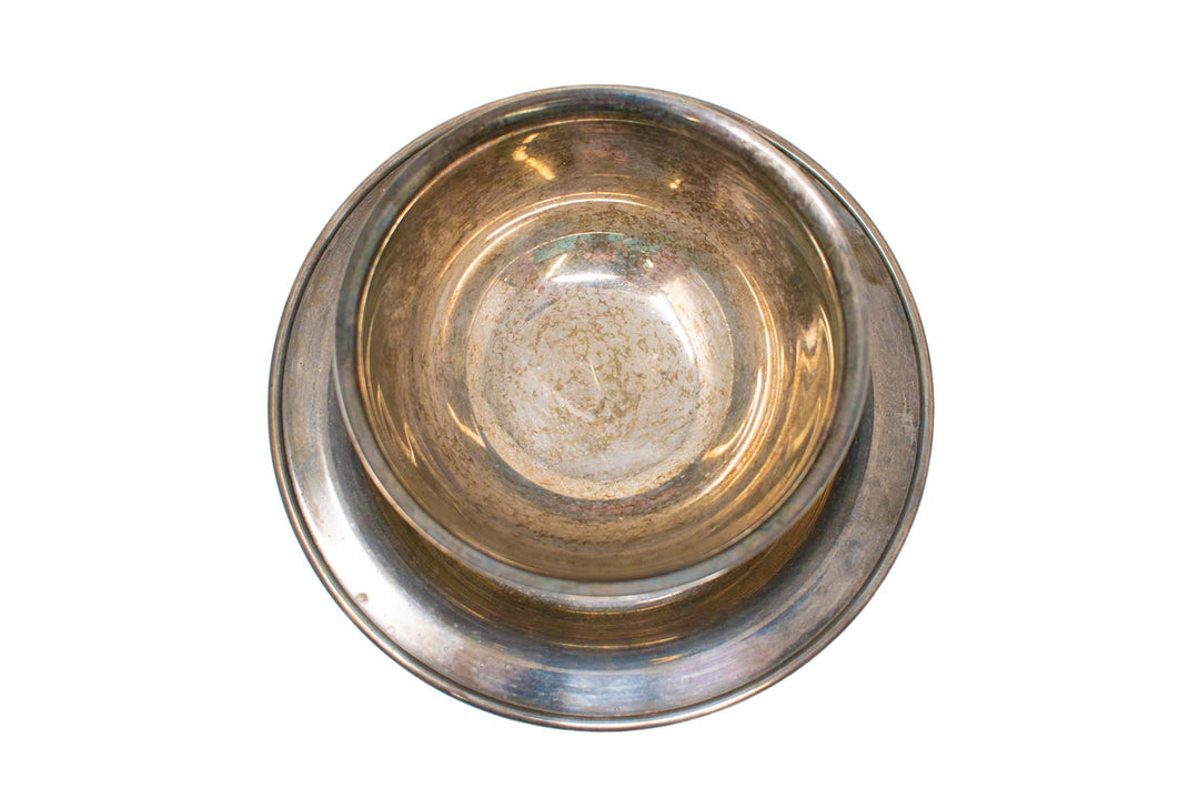 antique incense dish and offering bowl