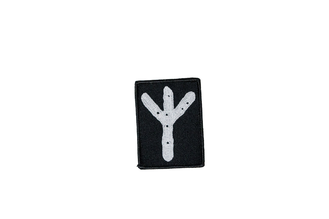 ALGIZ (ᛉ) Rune Patch – Protection, Warding, Divine Shield – Oreamnos ...