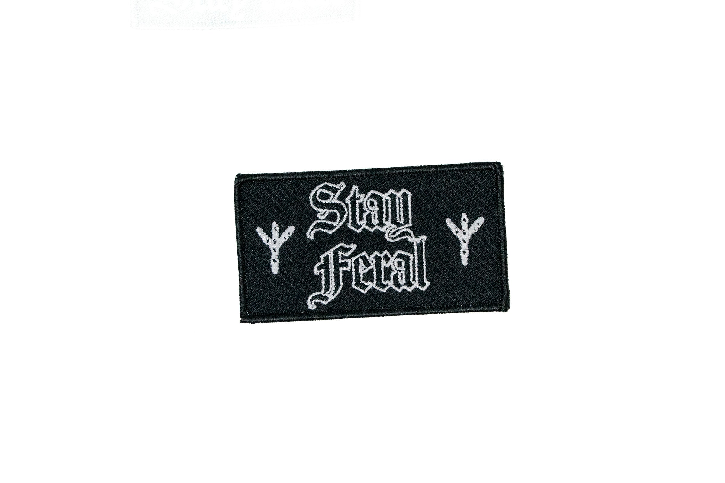 Stay feral iron/sew on patch