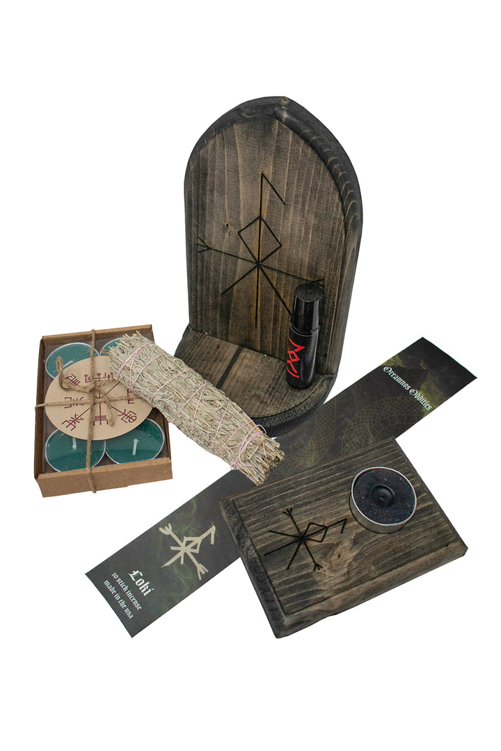 Loki Altar Kit – Norse Pagan Altar Set