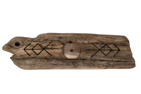 Image of driftwood tealight candle holder